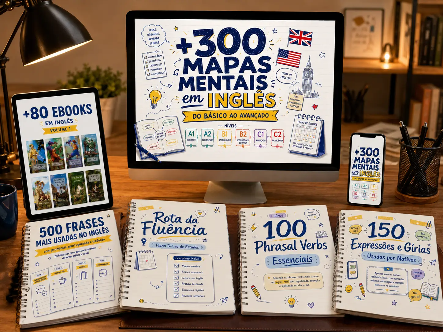 Kit completo de mapas mentales de inglés