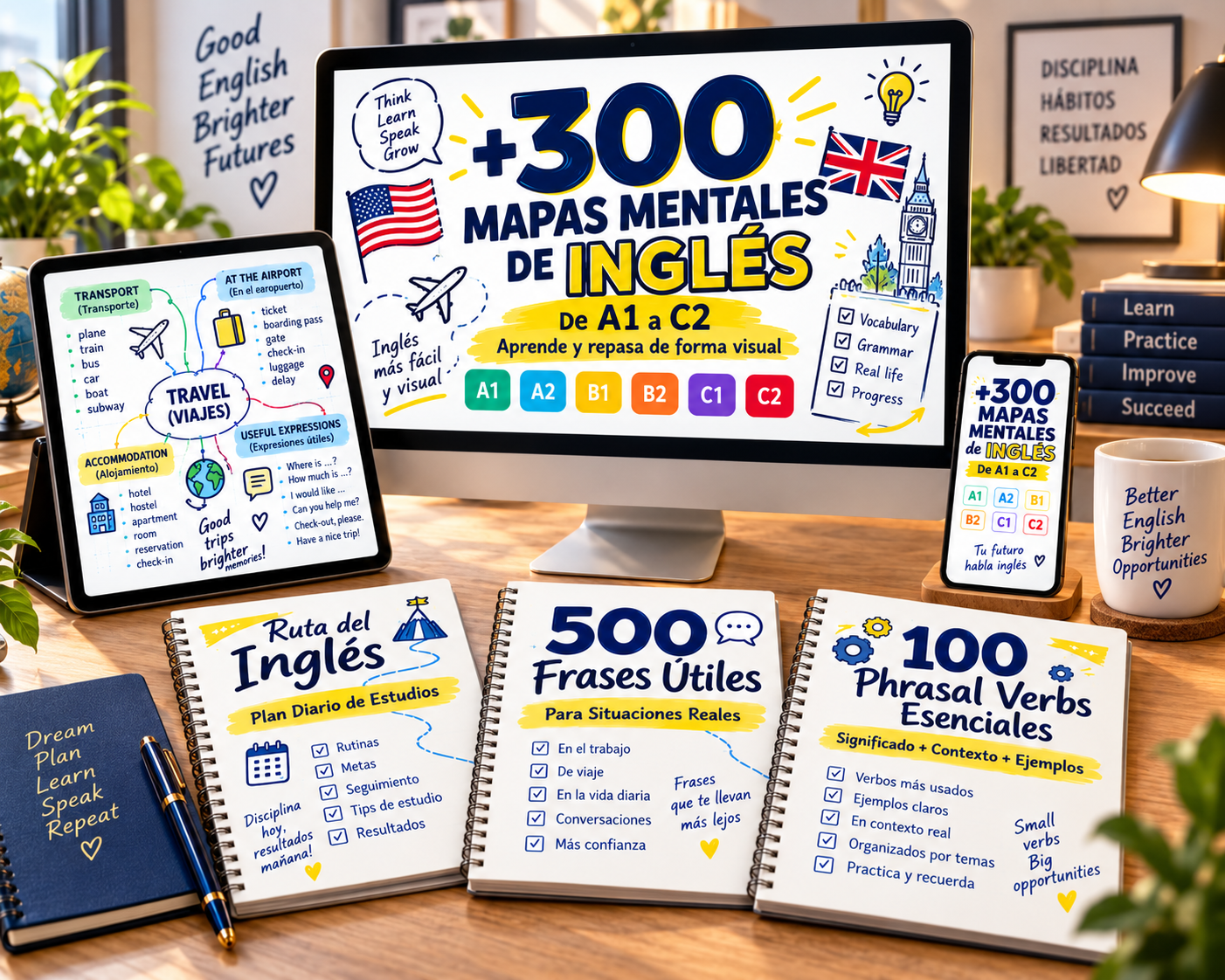 Kit PRO Completo con mapas mentales y tres bonos